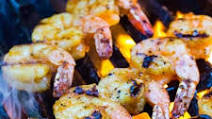 Grilled Shrimp with Honey Garlic Sauce Grilled Shrimp with Honey Garlic Sauce