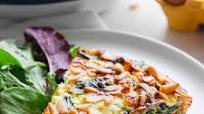 Easy Crustless Quiche with Spinach & Feta Easy Crustless Quiche with Spinach & Feta