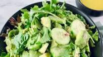 French Green Salad with French Vinaigrette French Green Salad with French Vinaigrette