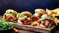 Chicken parmigiana burgers Chicken parmigiana burgers