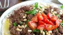 Hummus with Spiced Beef and Toasted Pine Nuts Hummus with Spiced Beef and Toasted Pine Nuts