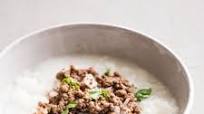 Garlic Beef and Onion Congee Garlic Beef and Onion Congee