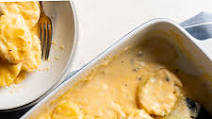 Easy Microwaved Potatoes Au Gratin Easy Microwaved Potatoes Au Gratin