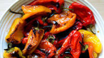 4-Ingredient Balsamic Roasted Mini Peppers 4-Ingredient Balsamic Roasted Mini Peppers