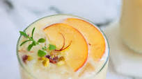 Peach Rosemary Lassi Peach Rosemary Lassi