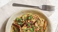 Cha Soba Noodles with Ginger, Mushrooms, and Pork Cha Soba Noodles with Ginger, Mushrooms, and Pork