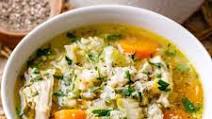 Instant Pot Chicken and Cauliflower Rice Soup (Low Carb) Instant Pot Chicken and Cauliflower Rice Soup (Low Carb)
