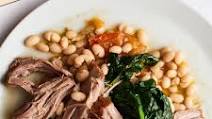 Slow-Cooked Pork Shoulder with Braised White Beans Slow-Cooked Pork Shoulder with Braised White Beans