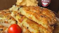 Focaccia senza lievito di birra, con patate e mozzarella Focaccia senza lievito di birra, con patate e mozzarella