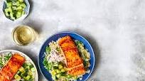 Sweet-and-Spicy Salmon Rice Bowl Sweet-and-Spicy Salmon Rice Bowl