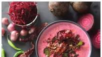Beetroot Onion Raita Recipe Beetroot Onion Raita Recipe