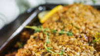 Pecan Crusted Trout with Lemon Thyme Glaze Pecan Crusted Trout with Lemon Thyme Glaze