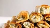 Albanian Spinach Pie (Byrek Rolls) Albanian Spinach Pie (Byrek Rolls)