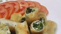 Spinach and Cheese Lumpia (Spring Rolls) Spinach and Cheese Lumpia (Spring Rolls)