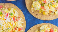 Southwest Scramble Tostada Southwest Scramble Tostada