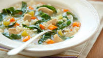 Chicken and Brown Rice Soup Chicken and Brown Rice Soup