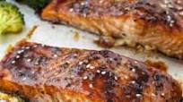 Soy Ginger Glazed Salmon with Broccoli Soy Ginger Glazed Salmon with Broccoli