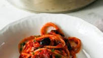 Spaghetti alla Puttanesca, authentic Italian recipe Spaghetti alla Puttanesca, authentic Italian recipe