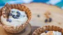 Cannoli Dip in Waffle Bowls Cannoli Dip in Waffle Bowls