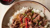gyudon - japanese beef bowl gyudon - japanese beef bowl