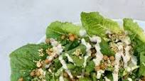 Vegan Caesar Salad with Roasted Chickpea Croutons Vegan Caesar Salad with Roasted Chickpea Croutons