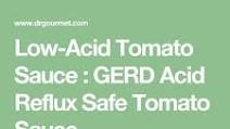 Low Acid GERD-Friendly Tomato Sauce Low Acid GERD-Friendly Tomato Sauce