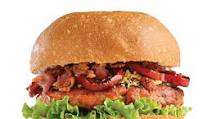 Bacon Salmon Burger Bacon Salmon Burger