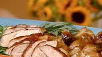 Roasted Turkey Tenderloin with New Potatoes and Tarragon Broth Roasted Turkey Tenderloin with New Potatoes and Tarragon Broth