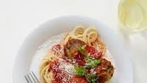 Spaghetti with turkey meatballs Spaghetti with turkey meatballs