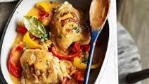 Pressure-cooker chicken with capsicum Pressure-cooker chicken with capsicum