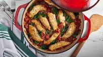 Herb Chicken Skillet with Spinach and Tomatoes Herb Chicken Skillet with Spinach and Tomatoes