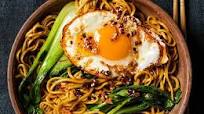 Noodles with crispy chilli oil eggs Noodles with crispy chilli oil eggs