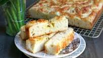 No-Knead Focaccia with Cheese and Herbs No-Knead Focaccia with Cheese and Herbs