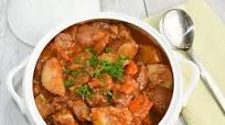 Low-FODMAP Slow-Cooker Beef and Potato Stew; Gluten-free Low-FODMAP Slow-Cooker Beef and Potato Stew; Gluten-free