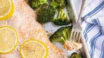 Baked Salmon and Broccoli Baked Salmon and Broccoli
