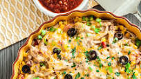 Healthier Chicken Enchilada Bake Healthier Chicken Enchilada Bake