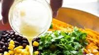 Loaded Mexican Kale Salad with Honey Lime Vinaigrette Loaded Mexican Kale Salad with Honey Lime Vinaigrette