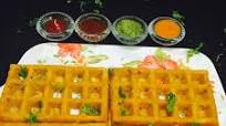 Savoury besan waffles with veggies recipe by Poonam Kothari at BetterButter Savoury besan waffles with veggies recipe by Poonam Kothari at BetterButter