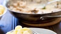 Pork Stroganoff with Buttered Noodles Pork Stroganoff with Buttered Noodles