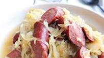 Easy Crockpot Kielbasa and Sauerkraut Easy Crockpot Kielbasa and Sauerkraut