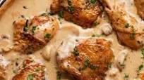 Chicken Fricassée (French creamy chicken stew) Chicken Fricassée (French creamy chicken stew)