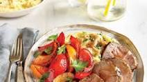 Pan-Roasted Pork Tenderloin and Peppers Pan-Roasted Pork Tenderloin and Peppers