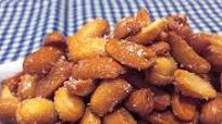 Cacahuetes fritos con miel Cacahuetes fritos con miel