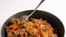 Pork Belly Drunken Noodles Pork Belly Drunken Noodles