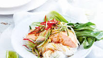 Oven-steamed soy salmon Oven-steamed soy salmon
