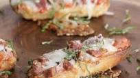 Hot Dog Bun Bruschetta Hot Dog Bun Bruschetta