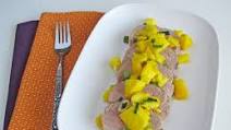 Caribbean Pork Tenderloin with Mango Salsa Caribbean Pork Tenderloin with Mango Salsa