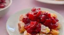 Fluffy Shredded Pancake (Kaiserschmarrn) with Plum Sauce Fluffy Shredded Pancake (Kaiserschmarrn) with Plum Sauce