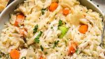 Creamy Chicken Orzo Creamy Chicken Orzo