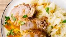 Slow Cooker Garlic Herb Butter Pork Tenderloin (Keto-friendly) Slow Cooker Garlic Herb Butter Pork Tenderloin (Keto-friendly)